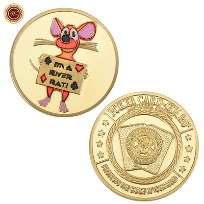 Pokera kartes aizsargs aizsargs Pokera kārts metāla suvenīrs Laimes monēta Pokera spēles Hold`em piederumi Mikroshēma Kazino monēta kolekcionējama dāvana