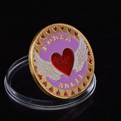 Pokera kartes aizsargs aizsargs Pokera kārts metāla suvenīrs Laimes monēta Pokera spēles Hold`em piederumi Mikroshēma Kazino monēta kolekcionējama dāvana