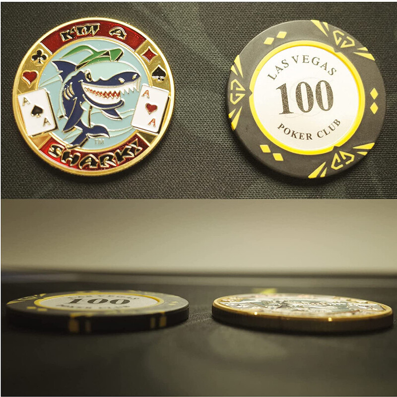 Pokera kartes aizsargs aizsargs Pokera kārts metāla suvenīrs Laimes monēta Pokera spēles Hold`em piederumi Mikroshēma Kazino monēta kolekcionējama dāvana