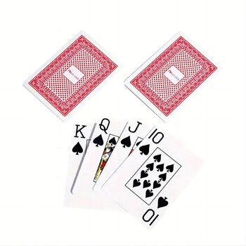 Mooth водоустойчиви Baccarat Texas Hold\'em пластмасови карти за игра PVC покер клубни карти Устойчиви на износване 2,48*3,46 инча