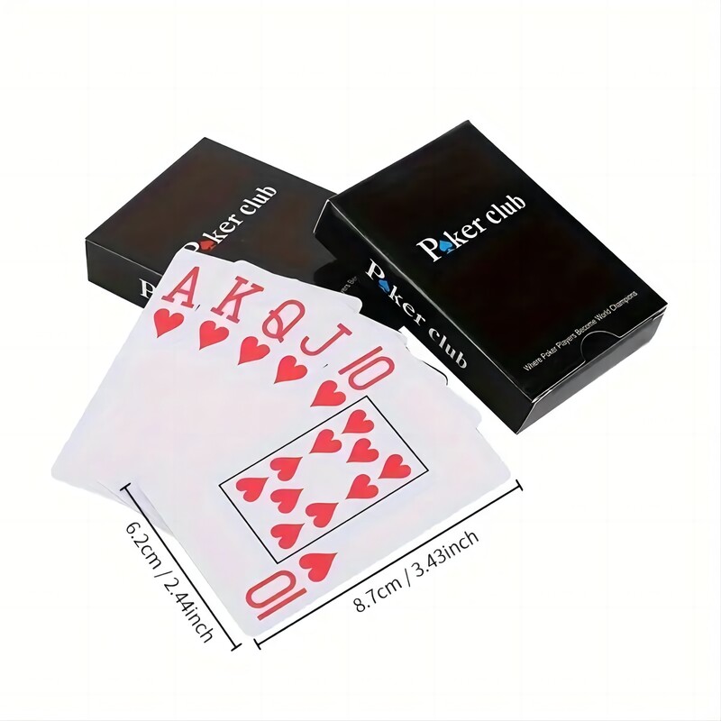 Mooth vodootporne Baccarat Texas Hold'em plastične igraće karte PVC poker klubske karte otporne na habanje 2,48*3,46 inča