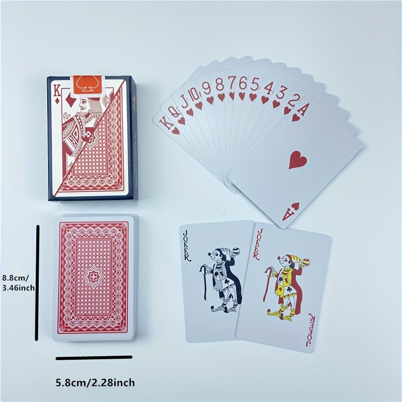 Nove plastične karte za igranje 5.8CMX8.8CM vodootporne sklopive popravne gramske PVC perive karte za odrasle Soha Bridge Entertainment