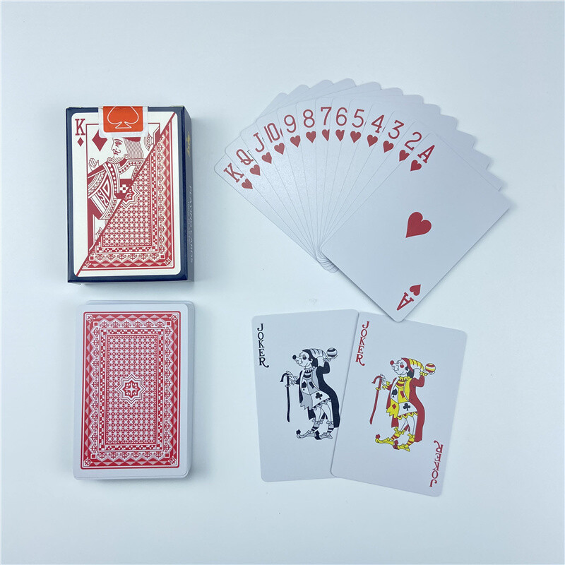 Nove plastične karte za igranje 5.8CMX8.8CM vodootporne sklopive popravne gramske PVC perive karte za odrasle Soha Bridge Entertainment