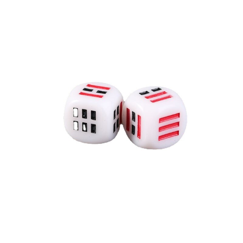 10 bucăți/set Nou Comerț Exterior Gossip Zhouyi Ching Dice Shake Hexagram 64 Hexagram Accesorii pentru jocuri de masă