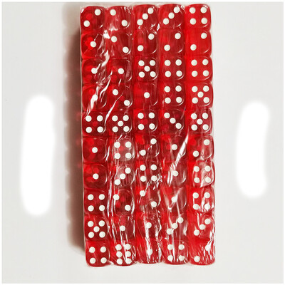 100 ks/sada D6 kociek 12 mm 6-stranné viacfarebné priehľadné akrylové kocky so zaoblenými hranami pre stolovú hru DND, drink, párty