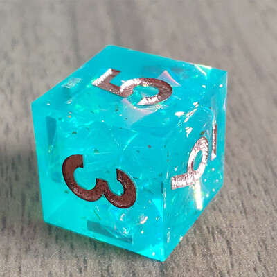 Mini D6 kocke u boji planeta DND Ručno izrađene kocke od smole sa 6 strana s oštrim rubovima Poliedarske cvjetne kockice za RPG stolne igre Dice D&D