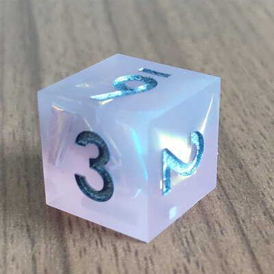 Mini D6 kocke u boji planeta DND Ručno izrađene kocke od smole sa 6 strana s oštrim rubovima Poliedarske cvjetne kockice za RPG stolne igre Dice D&D