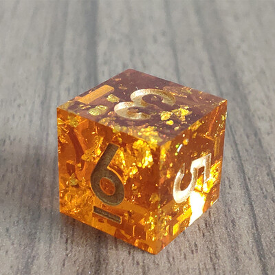 Mini D6 kocke u boji planeta DND Ručno izrađene kocke od smole sa 6 strana s oštrim rubovima Poliedarske cvjetne kockice za RPG stolne igre Dice D&D