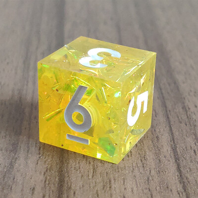 Mini D6 kocke u boji planeta DND Ručno izrađene kocke od smole sa 6 strana s oštrim rubovima Poliedarske cvjetne kockice za RPG stolne igre Dice D&D