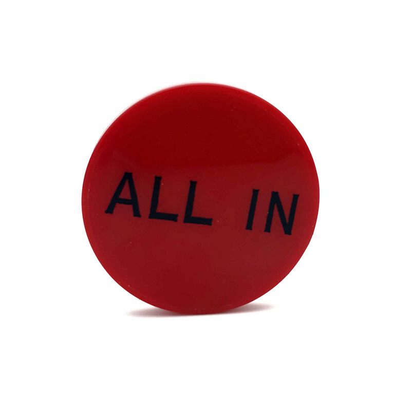 Jauns Hot Texas ALL In Texas Hold`em Melamīns Delta ALL IN Pilns spiediens Village Code Divpusējās pokera kārtis Red Black qenueson