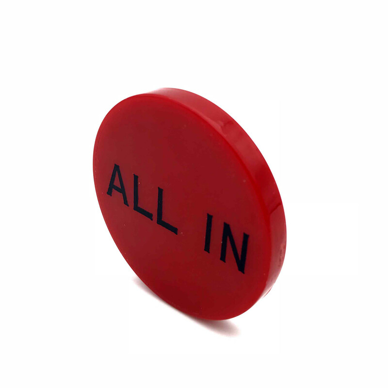 Jauns Hot Texas ALL In Texas Hold`em Melamīns Delta ALL IN Pilns spiediens Village Code Divpusējās pokera kārtis Red Black qenueson