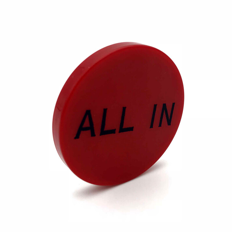 Jauns Hot Texas ALL In Texas Hold`em Melamīns Delta ALL IN Pilns spiediens Village Code Divpusējās pokera kārtis Red Black qenueson