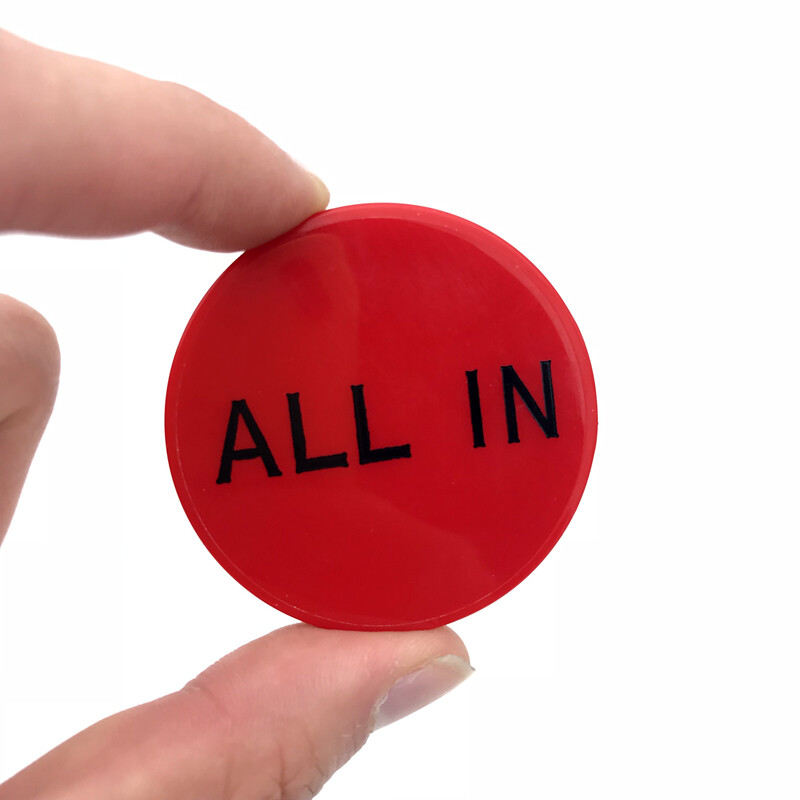 Jauns Hot Texas ALL In Texas Hold`em Melamīns Delta ALL IN Pilns spiediens Village Code Divpusējās pokera kārtis Red Black qenueson