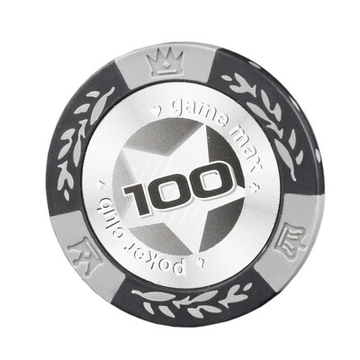 5 gab/partija Māla žetoni Pentagram Texas Poker Texas Casino Poker Baccarat Upscale pokera žetonu komplekts Piederumi Šaha galdiņa veids