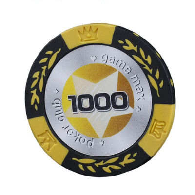 5 gab/partija Māla žetoni Pentagram Texas Poker Texas Casino Poker Baccarat Upscale pokera žetonu komplekts Piederumi Šaha galdiņa veids