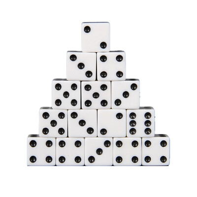 10pcs/set Set akrilnih kockica 6 strana 16MM D6 izrezbareni uzorak Polyhedron igraće kockice za RPG MTG Dungeons and Dragons društvena igra