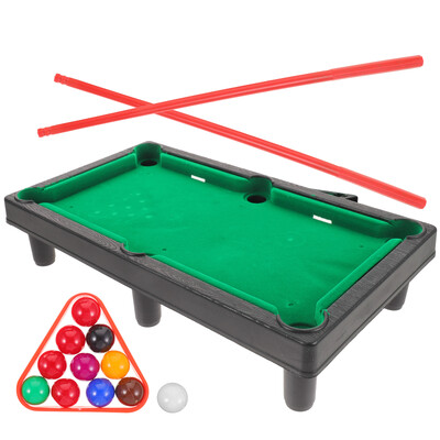 Table Tabletop Desktop Billiard Game Travel Kids Mini Table Game Balls Plastic Pool Toys Family Party Game for Kids Adults