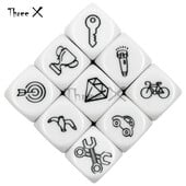 Talking Story Dice Jucărie educațională Reguli în engleză Familie/ Petrecere Seară Distracție Imaginează-ți Jucării pentru copii care învață