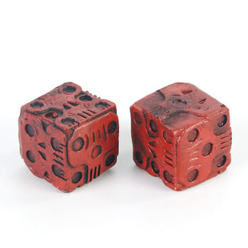 Halloween Retro Red Skull D6 Dice Skeleton Dices Scary Novelty Αξεσουάρ επιτραπέζιου παιχνιδιού για Club Pub Funny Party Game