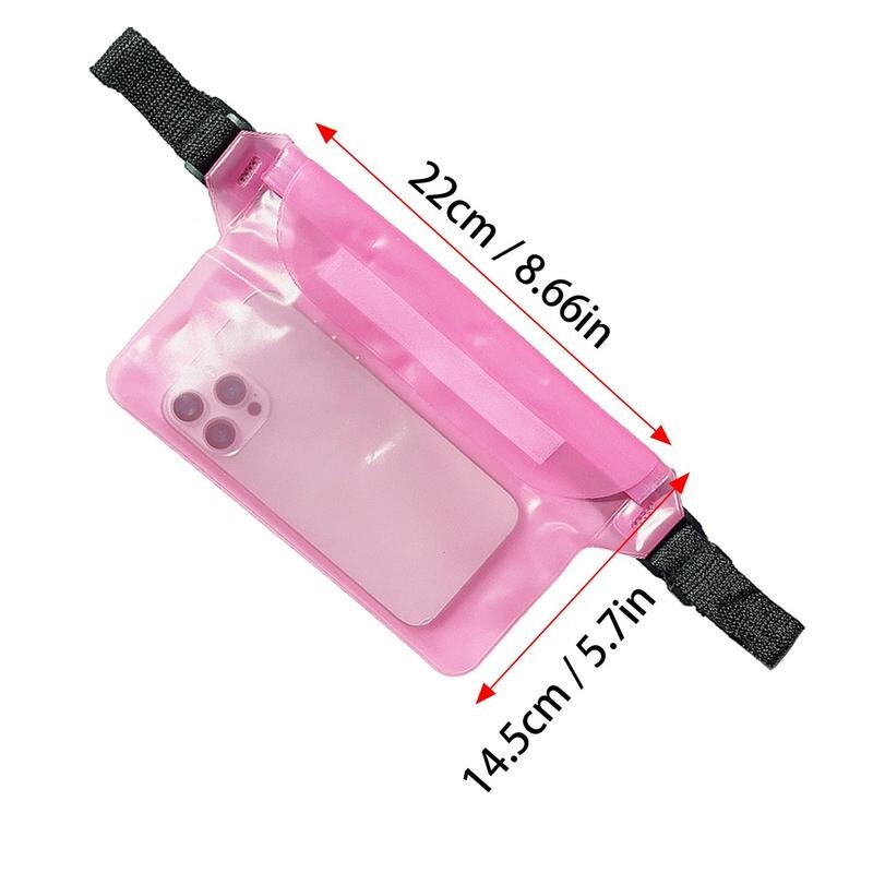 Vandeniui atsparus plaukimo krepšys „Slift Drift“ nardymas ant peties juosmens krepšys su juosmens dirželiu Telefono „Fanny Pack“ mobilus diržo krepšys, skirtas plaukimui plaustais