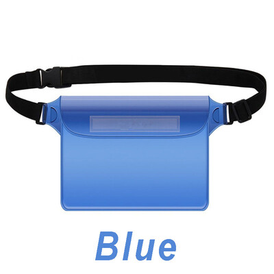 1 buc. Geantă de talie impermeabilă pentru telefonul mobil, geantă pentru curea, pachet de rochie, scufundări, înot, accesorii pentru plajă, curea de talie pentru femei, bărbați
