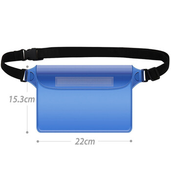 Αδιάβροχη τσάντα κολύμβησης Ski Drift Diving Shoulder Waist Pack Τσάντα υποβρύχιας θήκης για τσάντες κινητού τηλεφώνου για αθλήματα με σκάφος παραλίας