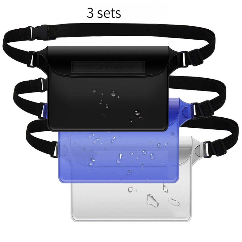 Vandeniui atsparus plaukimo krepšys slidinėjimo dreifuojantis nardymas ant pečių juosmens krepšys povandeninių mobiliųjų telefonų krepšių dėklo dangtelis paplūdimio valčių sportui