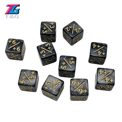 Kocky D6 hry Počítadlo kociek Vysokokvalitné kocky D6 Jednofarebné zmiešané farby Mramorový efekt pre matematické hry Kartové hry Príslušenstvo