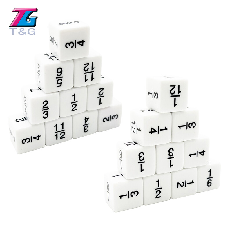 Kocky D6 hry Počítadlo kociek Vysokokvalitné kocky D6 Jednofarebné zmiešané farby Mramorový efekt pre matematické hry Kartové hry Príslušenstvo