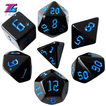 T&G Dice Polyhedral Opaque Dice Set for DND Game Table Board Roll Playing Games