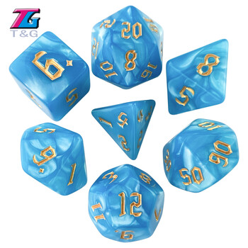 T&G Dice Polyhedral Opaque Dice Set for DND Game Table Board Roll Playing Games