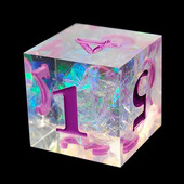 DND Transparent Sharp Edge Number Polyhedral Resin Dice Set D+D Dice Set za igranje uloga Dungeon and Dragon Pathfinder (RPG)MTG