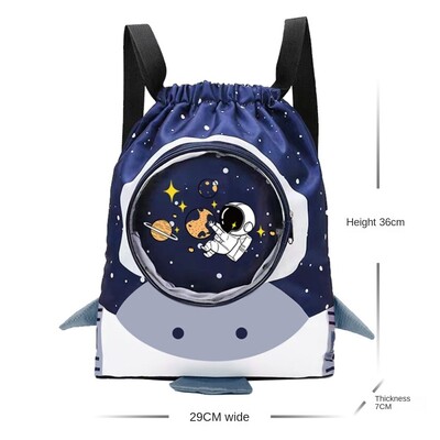 Vruća rasprodaja torba za pohranu za plivanje za suho i mokro odvajanje Oxford vodootporna torba s crtežima Lagana sklopiva torba za rame za djevojčicu i dječaka