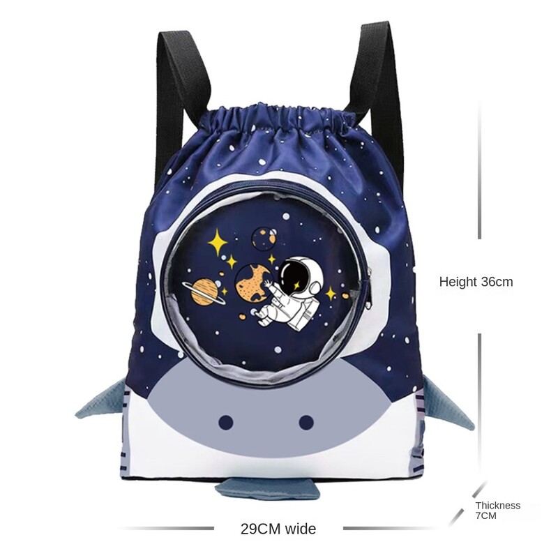Vruća rasprodaja torba za pohranu za plivanje za suho i mokro odvajanje Oxford vodootporna torba s crtežima Lagana sklopiva torba za rame za djevojčicu i dječaka