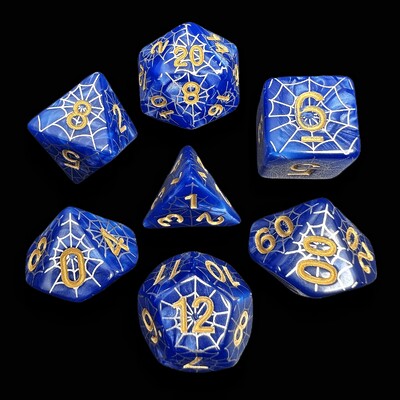 Spider Web Dice - savršene za društvene igre Role Playing Games DND Dice Set D4 D6 D8 D10 D00 D12 D20 DICE
