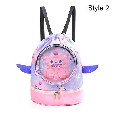 Suho mokro odvajanje, dječja torba za plažu s uzicom, vodootporna, podesiva, za sportsko plivanje, putovanja, fitness, torba za plivanje na plaži za djecu