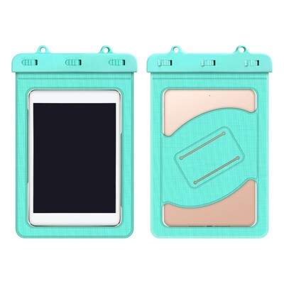 Husă transparentă pentru tabletă, impermeabilă, cu curea, geantă de protecție multifuncțională pentru tabletă, husă impermeabilă pentru tabletă de vară