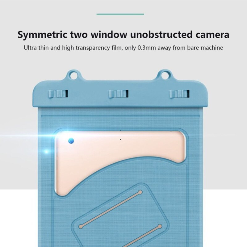 Husă transparentă pentru tabletă, impermeabilă, cu curea, geantă de protecție multifuncțională pentru tabletă, husă impermeabilă pentru tabletă de vară