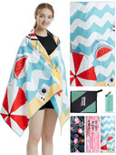 Veliki ručnici za plažu Ručnici za plažu od mikrovlakana Brzo sušeći ručnik Ručnici za plažu od pijeska Oblak Ručnik za plažu za odrasle Ručnik za bazen za putne plivače(S10)