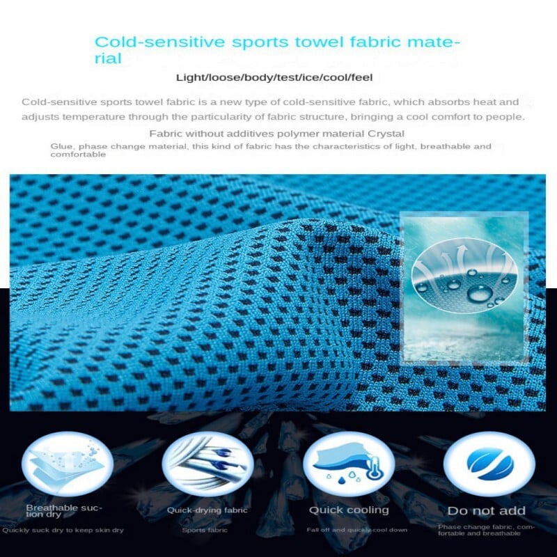 Muškarci Žene Sportski ručnici Brzosušeći upijajući Hladno svjetlo Prozračni ručnici za teretanu na otvorenom Trčanje Joga Plivanje Ručnici za plažu