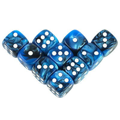 12 mm D6 akrilne kockice Mini 6-strane dvobojne kockice s okruglim kutom za igre s kockicama za klupsku zabavu DND RPG društvene igre Dodaci za barski stol