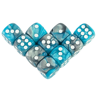 12 mm D6 akrilne kockice Mini 6-strane dvobojne kockice s okruglim kutom za igre s kockicama za klupsku zabavu DND RPG društvene igre Dodaci za barski stol