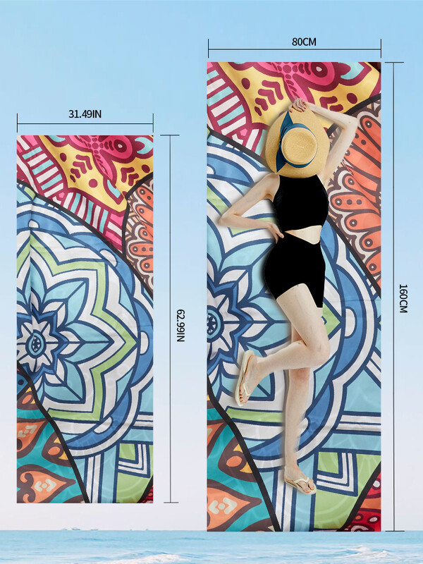 Veliki ručnici za plažu od mikrovlakana Brzo sušeći ručnik Ručnici za plažu od pijeska Oblak Ručnik za odrasle Ručnik za bazen za putovanja Joga u bazenu（S16）