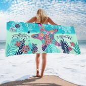 Ručnik za plažu od mikrovlakana Veliki upijajući ručnik za kupanje Brzosušeća krema za sunčanje za odrasle Djecu Putovanja Bazen Uzorak morske zvijezde