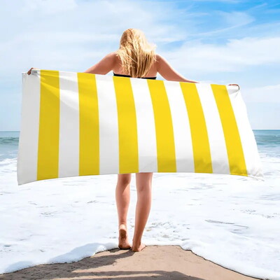 Mikrošķiedras sega Ātri žūstoši pludmales dvieļi, Lielizmēra absorbējošs ātri žūstošs, viegli pārnēsājams pludmales vannas dvielis ceļojumu brīvdienu paklājiņš