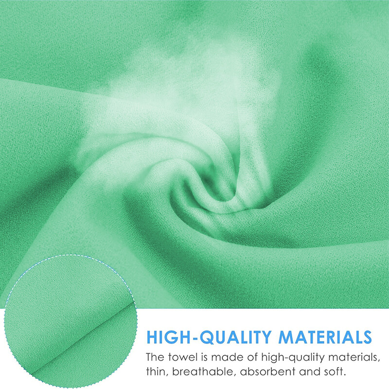 1-kom Veliki ručnik od mikrovlakana, savršen ručnik za putovanja, teretanu i kampiranje, ultra-upijajući za putovanja, plažu, tuševe, bazene