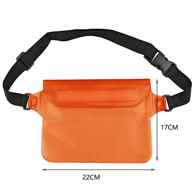 PVC torba preko ramena Vodootporna brtvena torba za plivanje Prozirna torba za zaštitu od suhe tvari za iphone torbica za mobilni telefon Fanny torba oko struka