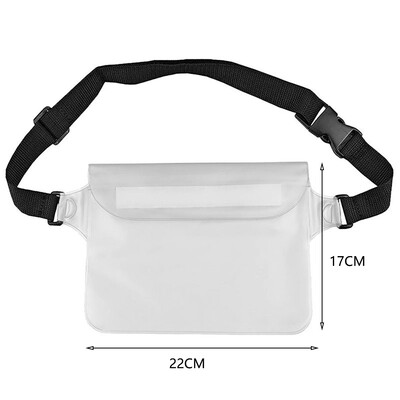 PVC torba preko ramena Vodootporna brtvena torba za plivanje Prozirna torba za zaštitu od suhe tvari za iphone torbica za mobilni telefon Fanny torba oko struka