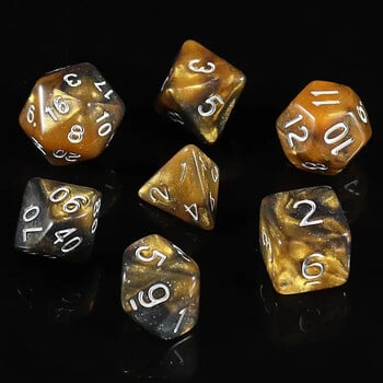 Νέο Star Sky Style Illusion Color 4/6/8/10/12/20 Polyhedral Dice for DND TRPG Party Entertainment Dice Set Set Supplies Games