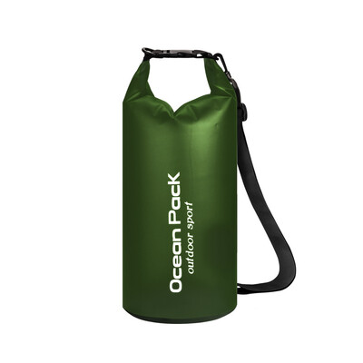 Αδιάβροχη τσάντα κολύμβησης Dry Sack 5L/10L/15L/20L Αδιάβροχες Floating Dry Gear Bags for Boating Fishing Rafting Swimming